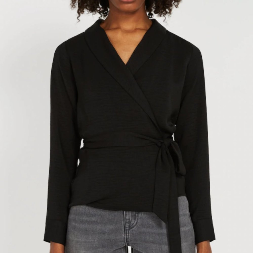 Frank And Oak fluid wrap top, NWT, XL